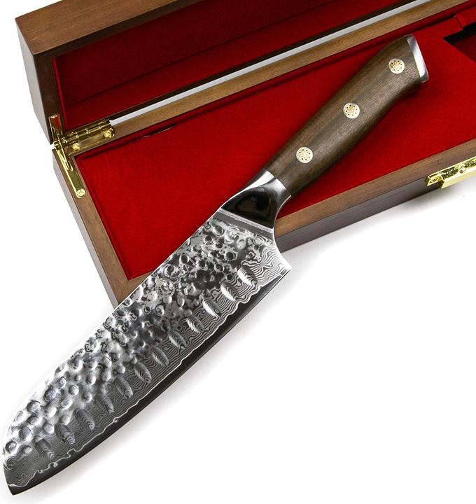 Produktbild Stallion Damastmesser, V-Schliff 10 Grad (17.50 cm)