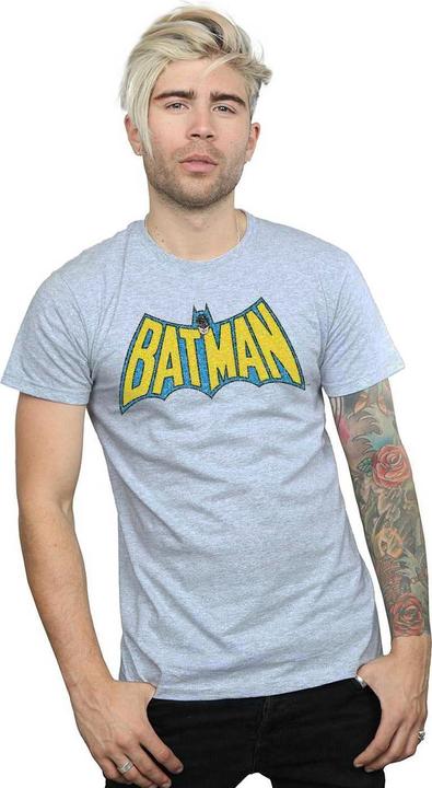 Immagine prodotto Batman Crackle Logo Maglietta Uomo (XL)