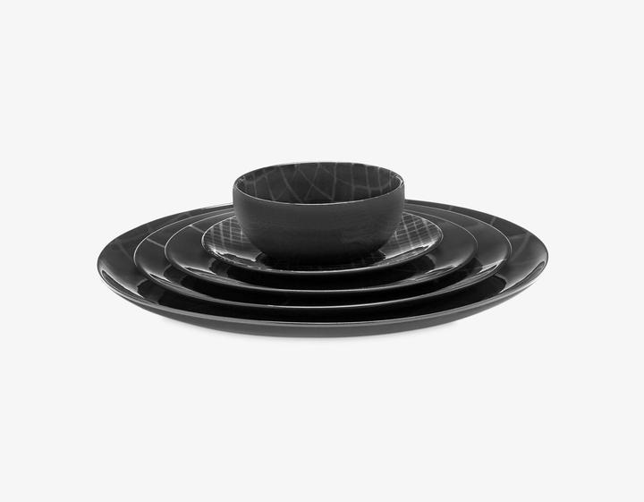 Actual product image Serax Plate ZUMA dark grey