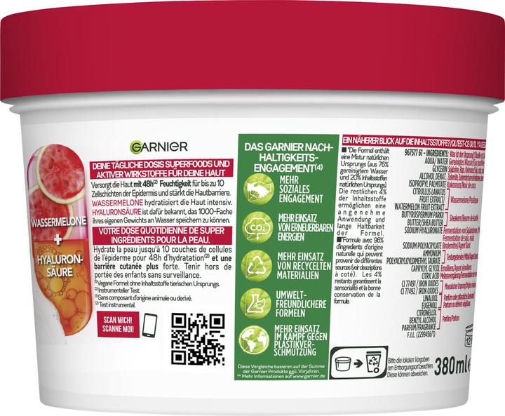 Immagine prodotto Garnier Superalimenti per il corpo (Crema corpo, 380 ml)