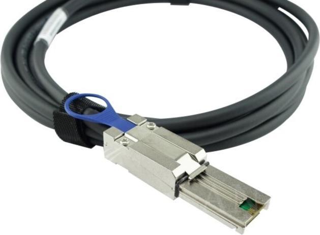 Actual product image CBO Lenovo 00NV419 compatible BlueLAN MiniSAS cable 5 metres BL464801GN5M26