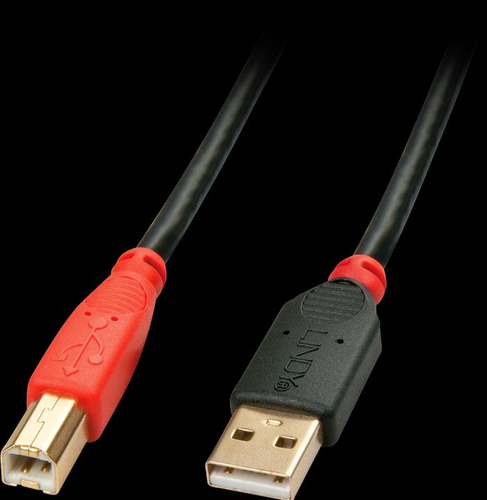 Produktbild Lindy USB 2.0 Aktivkabel A/B 15m USB 2.0 High Speed bis 480MBit/s (15 m, USB 2.0)