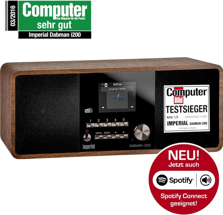 Produktbild Imperial Dabman i200 (Internetradio, DAB+, WLAN)