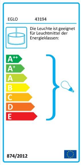 Energy Label EGLO Rampside (E27)