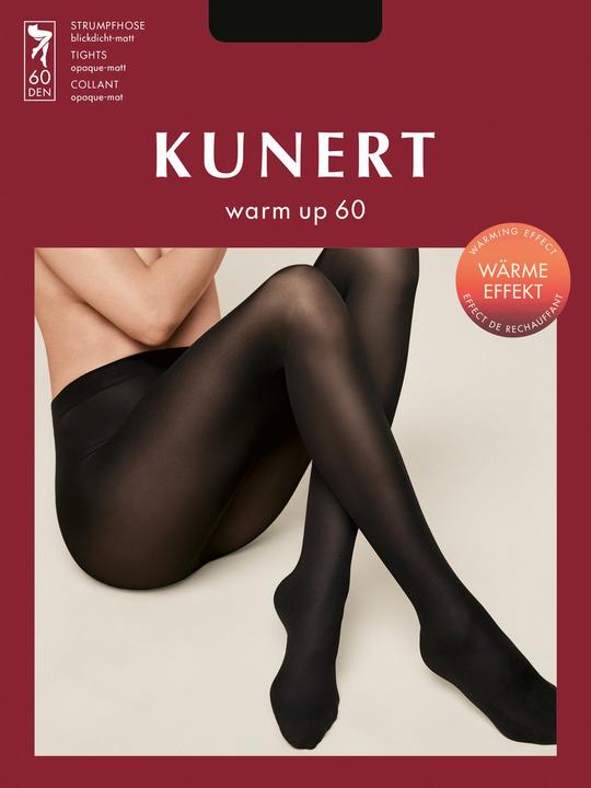 Produktbild Kunert Warm Up Strumpfhosen, Farbe 050 schwarz, Grösse 40-42 (60 DEN, 40 - 42)