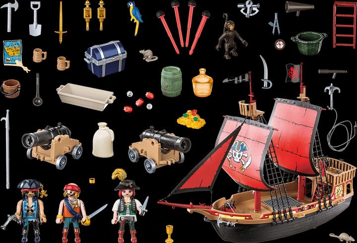 Produktbild Playmobil Totenkopf-Kampfschiff (70411, Playmobil Pirates)