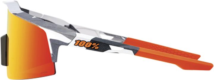 Actual product image 100% Glasses Speedcraft SL Soft Tact (Grey, Hiper Red)