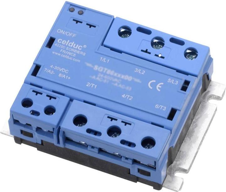 Actual product image Celduc Solid state relay SGT8678500 16 A Switching voltage (max.): 520 V/AC 1 pc.
