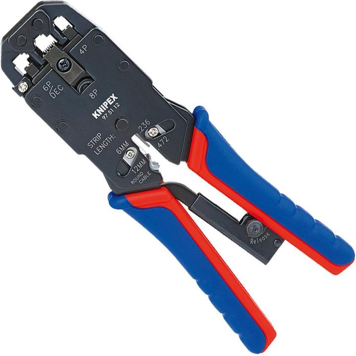 Produktbild Knipex Crimpzange für Westernstecker (200 mm)