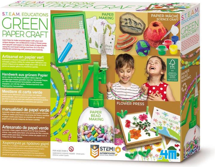 Immagine prodotto Scandinavian Baby Products 4M - Bambini alimentati a vapore / Carta verde artigianale (4M-05542)