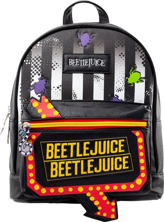 Actual product image Beetlejuice Stripe Backpack
