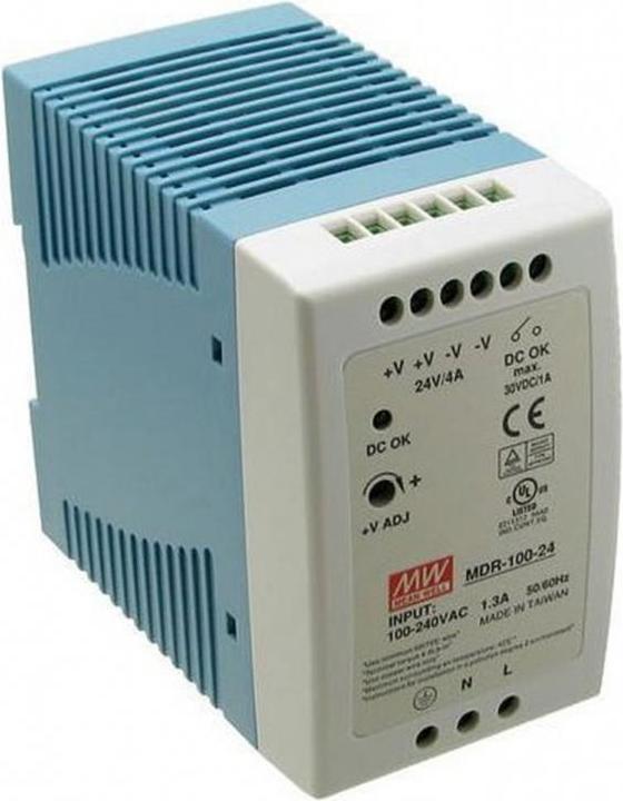 Actual product image MeanWell Mean Well DIN Rail Power Supply