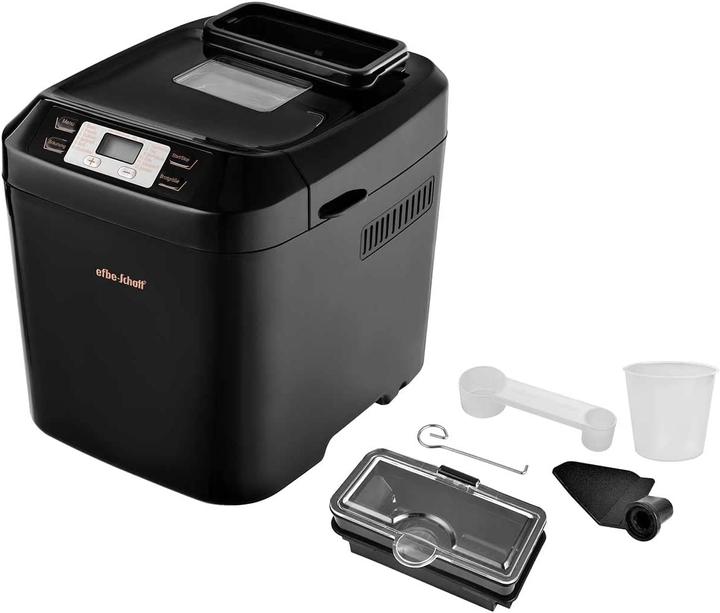 Actual product image Efbe-Schott EFBE Schott SC BBA 1000 BK CP Breadmaker Timer function, non-stick coating, Cool-Touch housing