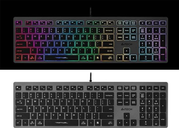 Image du produit A4Tech A4T FStyler FX60H (neoninis apšvietimas) (ING. Int., Filaire)