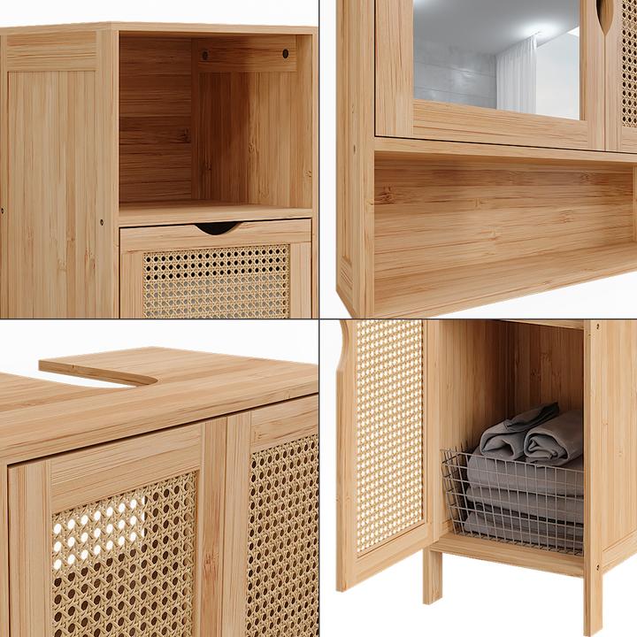 Produktbild Vichy Badmöbel-Set Liora, Bambus, 4 Teile