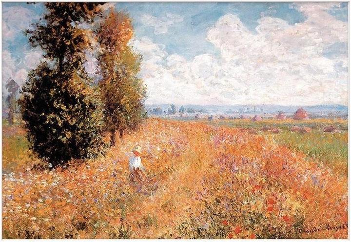 Actual product image Claude Monet Paysage Pres De Giverny Paper Mounted Print (40 x 30 cm)