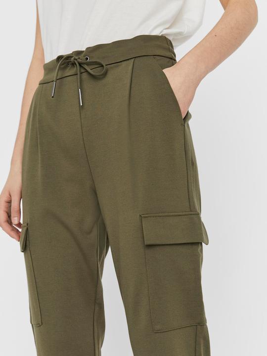 Actual product image Vero Moda VMEVA MR CARGO ELASTIC DETAIL PANTS LCS Cargo Trousers (34)