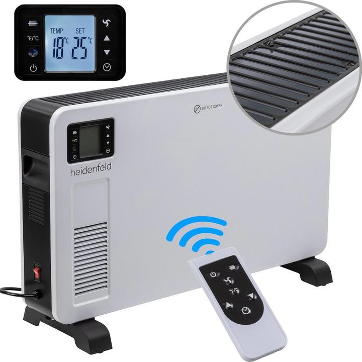 Produktbild Heidenfeld Konvektorheizung EK100 Elektroheizung Konvektor Heizung Heizkörper (2300 W)