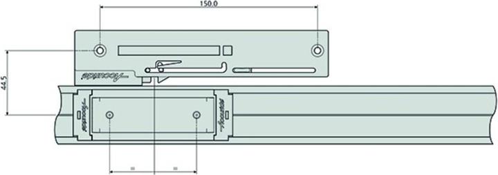 Produktbild Accuride Kugel-Linearführung DA0115-RCH