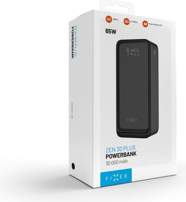 Actual product image Fixed Zen2 30, PD 65W, 30 000 mAh, black (30000 mAh)