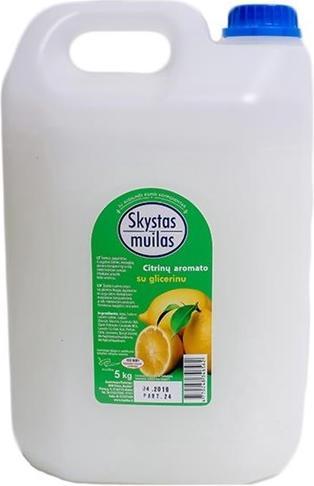 Actual product image No Name LIQUID SOAP LEMON WITH GLIC 5L (5.17KG) (Liquid soap)
