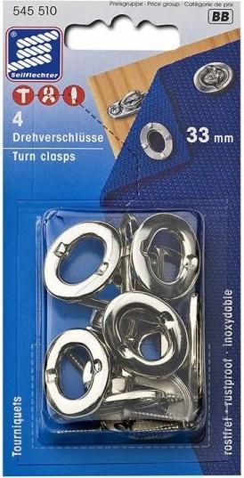 Produktbild ProPlus Drehverschluss, 4 Stück im Blister (4 Schrauben pro Stück)