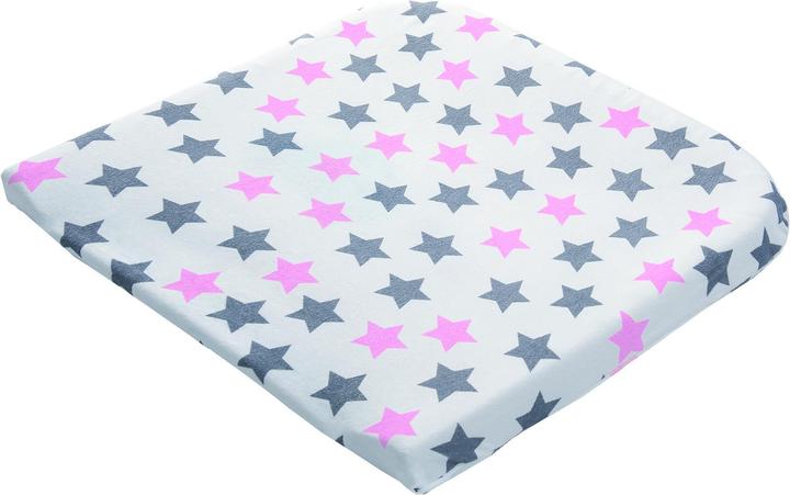 Wickelkissenüberzug bedruckt zu 6802 rose Stars (72 x 77 cm)