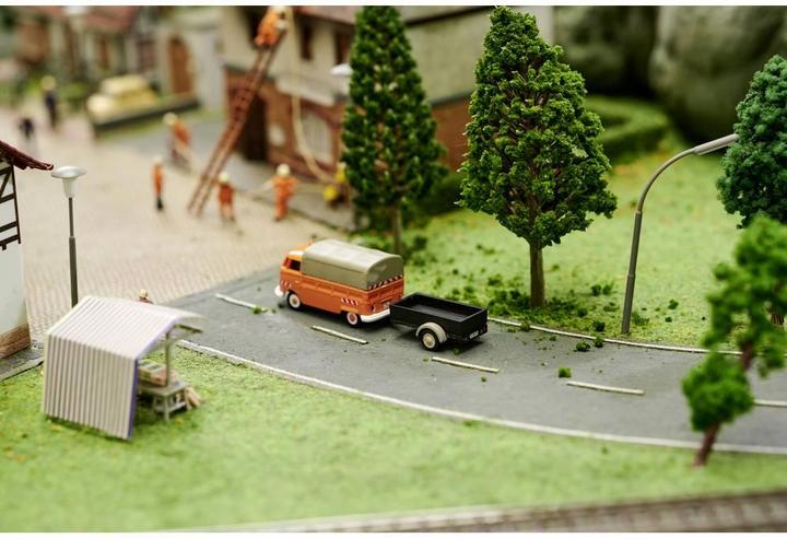Actual product image Carson Modellsport 1:87 Platform trailer w. trailer hitch. 1:87 Trailer
