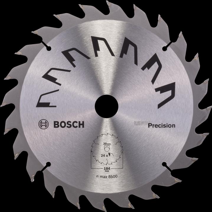 Produktbild Bosch Zubehör Kreissägeblatt PRECISION D= 184 mm Bohrung= 16 mm Z= 24