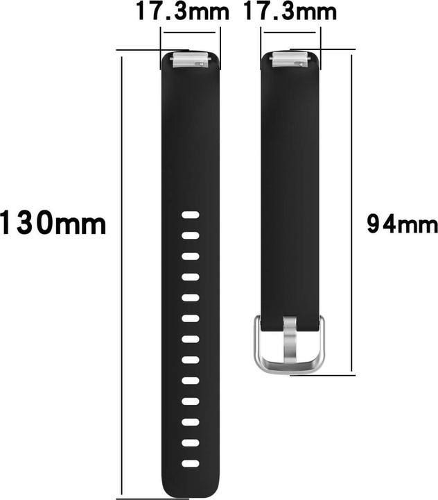 Immagine prodotto Cover-Discount Fitbit Inspire 2 - Bracciale di ricambio in silicone grigio (Silicone)