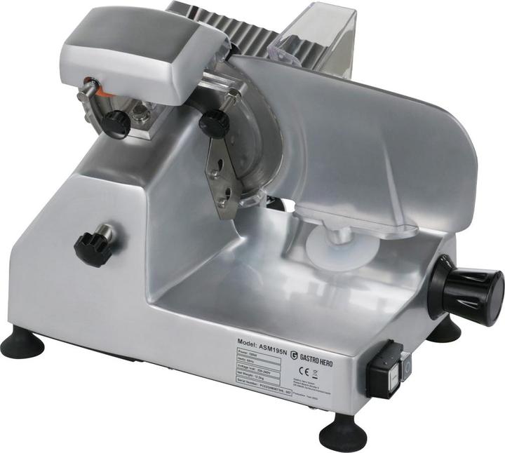 Actual product image Gastro Hero Aufschnittmaschine ASM