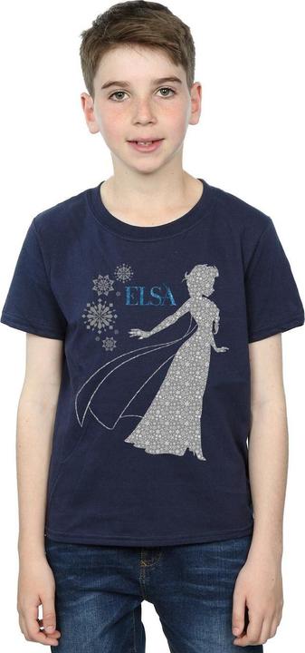 Image du produit Disney - T-shirt FROZEN ELSA CHRISTMAS SILHOUETTE - Garçon (152, 158)