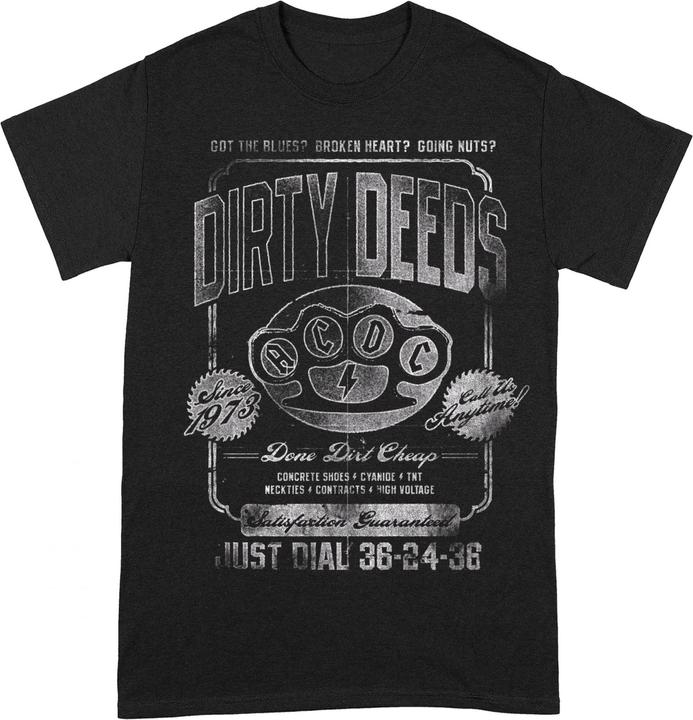 AC/DC Dirty Deeds Done Cheap Just Dial Tshirt