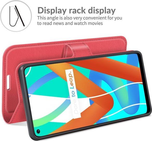 Immagine prodotto MU Classic Serie di copertine per libri in pelle Litchi (Realme 8 5G)