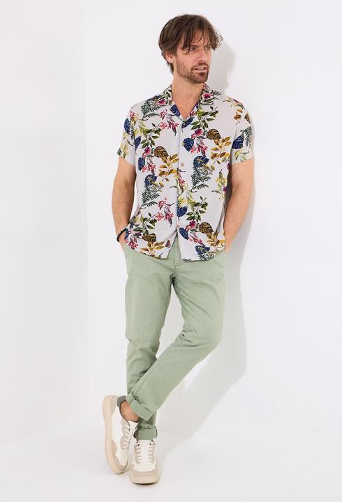 Actual product image Joe Browns Botanical Print Revere Collar Shirt (XXL)