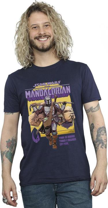 Image du produit Star Wars - T-shirt THE MANDALORIAN MORE THAN SIGNED UP FOR - Homme (XXL)