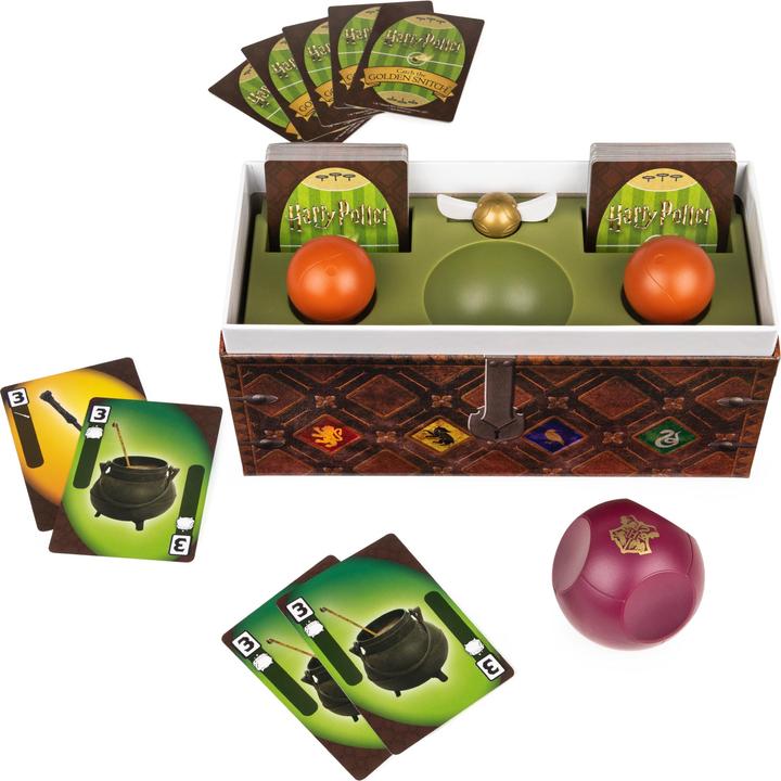 Actual product image Spin Master Harry Potter Caccia al Boccino d'oro, gioco di Quidditch da tavola per streghe, maghi e Babbani