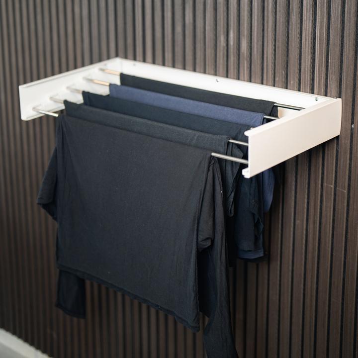 Actual product image Scandinavian Collection Foldable wall-mounted drying rack - 80 x 40 x 9.5 cm