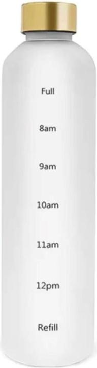 Image du produit ASMI Bouteille d'eau de 1 litre avec marqueurs de temps (1 l)