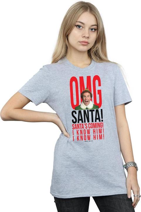 Produktbild Elf OMG Santa I Know Him TShirt (3XL)