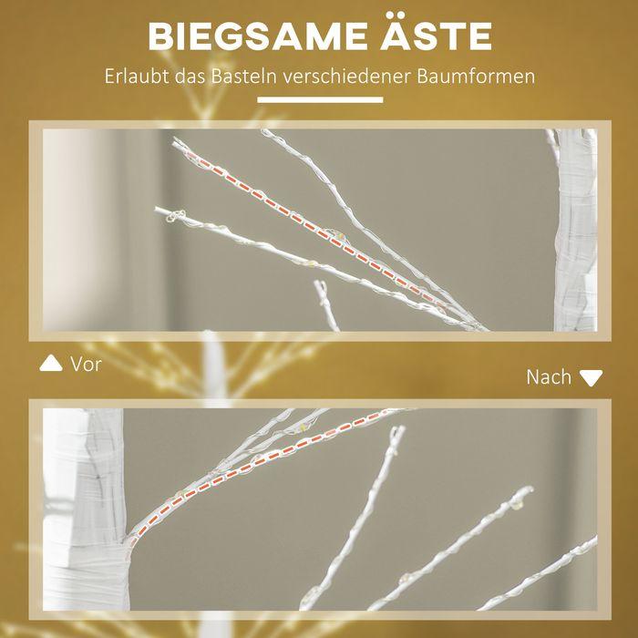 Immagine prodotto Swisshandel24 150 cm Lichterbaum Kunstbaum mit 600 LED, LED Weihnachtsbaum, Indoor und Outdoor