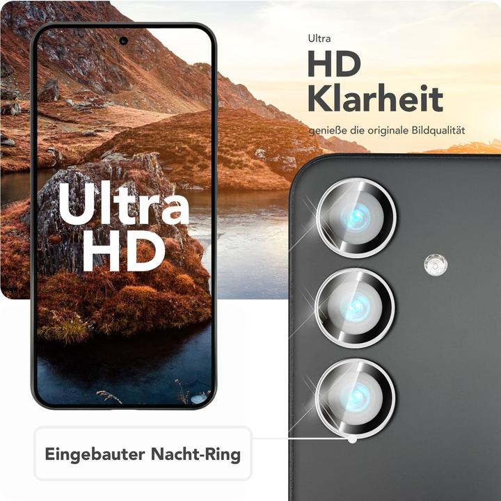 Produktbild Nalia Focus.Pro CLX - Kameraschutz Linsenglas Reflexionsfrei - Camera Lens Protector (1 Stück, Samsung Galaxy S25)