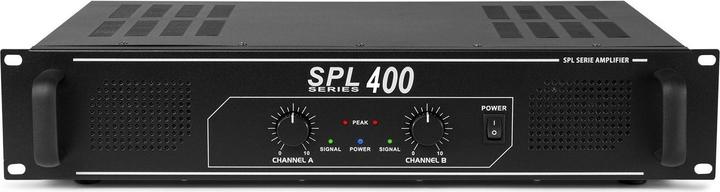 Actual product image Skytec Power Amplifier SPL 400 Black (Final stage)
