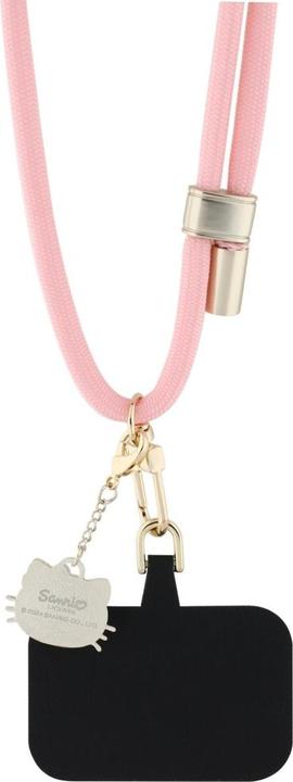 Hello Kitty Crossbody Strap Cord Head Charm - pink