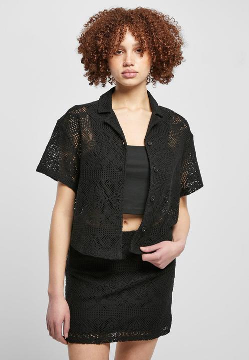 Immagine prodotto Urban Classics Ladies Crochet Lace Resort Shirt (4XL)