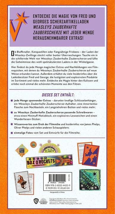 Produktbild Panini Harry Potter: Weasleys Zauberhafte Zauberscherze - Fantastische Objekte aus der Zauberwel (Deutsch, Jody Revenson, 2024)