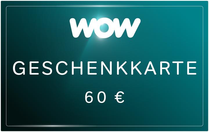 Produktbild WOW TV Streaming Geschenkkarte (60 EUR)