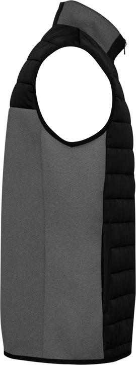 Kariban Ärmellose Daunenjacke aus zwei Materialien