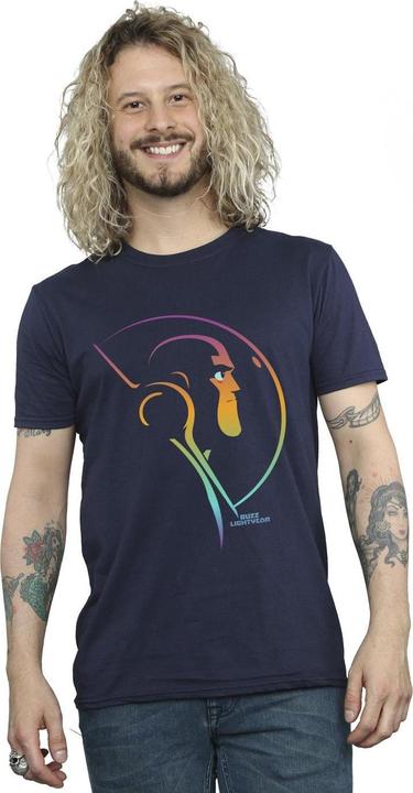 Actual product image Disney Mens Lightyear Blended Stare T-Shirt (XL)