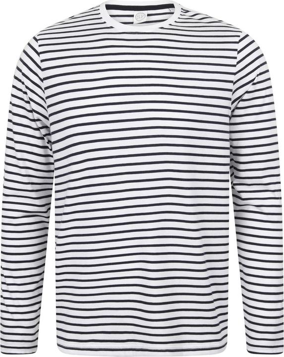 Actual product image Skinni Fit Long sleeve stripe T-shirt (XL)